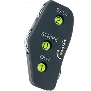 Champion Sports  3 Wheel Umpire Indicator, Black - Pack of 12
