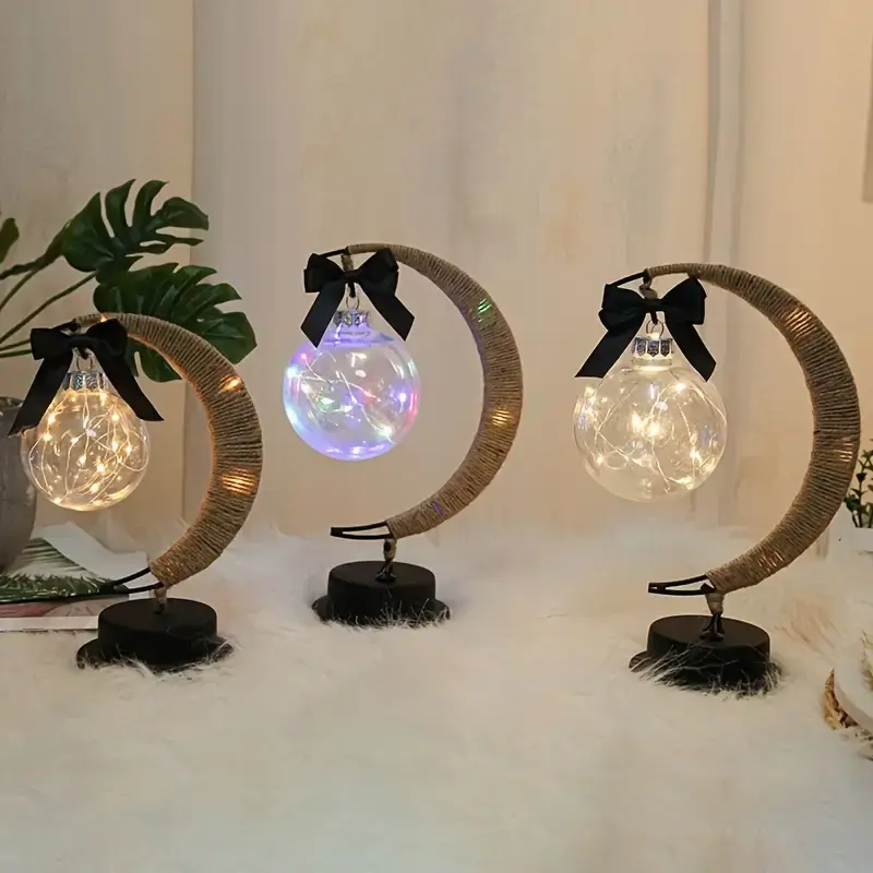 Illuminate Your Space: LED Ball Moon Lamp for Stylish Decor!