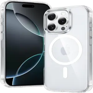 Magsafe Silicone Clear Magnetic Case for iPhone 17 Pro Max - Protective Cover for iPhone 17 Air ip17 Pro Max 17Pro 17Promax iPhone17 17Air Apple ip Smartphones ip16 phone case Casing Protection