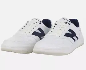 Tretorn Men's Size 8 Dennis Classic Sneaker, White / Navy, New in Box