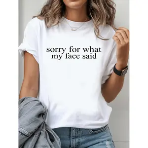 Sorry For What My Face Said T-Shirt