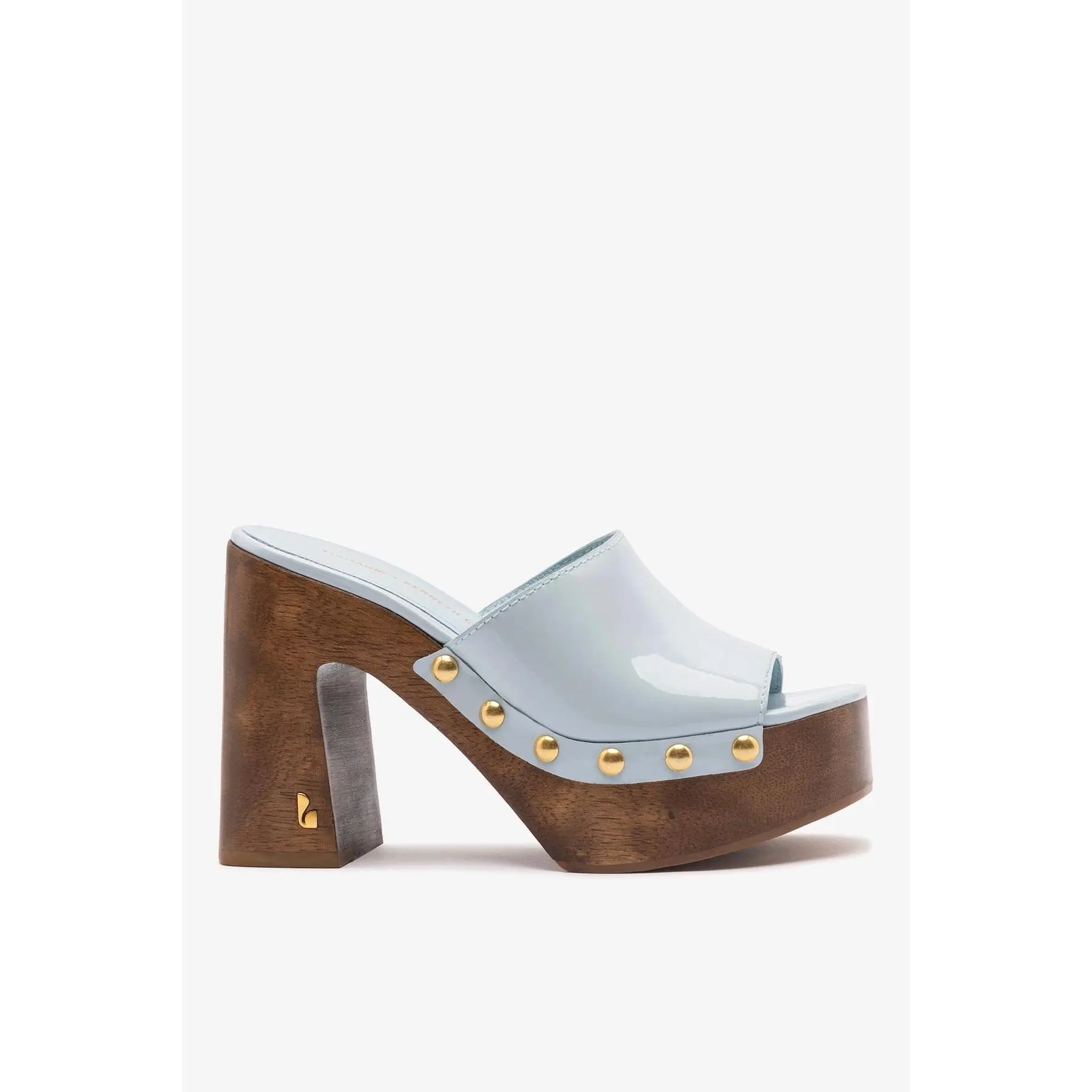 Larroudé x Kenneth Cole: Mule Maya Patent Leather