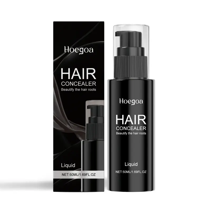 Black Scalp Hair Concealer Hair Touch Up for Roots 50ml/1.69fl.oz, Natural Black, Easy to Wash Off, Long-lasting, Moisturizrmula, Conceals Scalp, Parting, Bangs, Texture, Cover Gray Hair, Commuting, Dating, Special Occasions, Hair Cosmetics