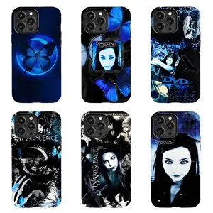 Evanescence-Themed Phone Cases — Gothic, Emo, Dark Aesthetic, and Y2K Styles; Featuring Popular Classic Rock-Inspired Designs. Shockproof Protective Cases Compatible with iPhone 11–17 Pro Max/Plus Series and Samsung Galaxy S23–25 Series.