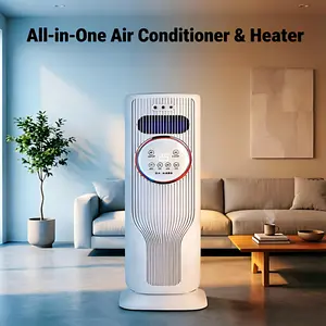 All Season 2-in-1 Comfort System – Bladeless Fan & Heater, 3 Speed Settings, 2 Heat Levels, Remote Control, Cool/Warm Air – Ideal for Home, Bedroom, Office (28ft/s Max Airflow)