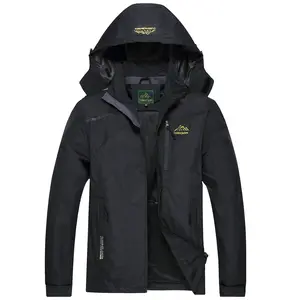 Mens Windproof Jacket Waterproof Lightweight Mountain Sport Jacket for Men Hooded Windbreaker Raincoat