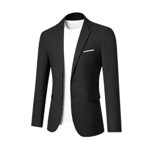 TweedLad 1Pcs Men's everyday casual business suit jacket, with a lapel jacket, vest, and trousers, regular fit, long-sleeve design, suitable for weddings and business meetings - high-quality fabric, comfortable to wear, stylish design