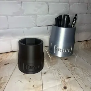 10mm Socket Pencil Holder  The Desk Accessory EVERY Mechanic Wants • DONT ever lose your 10mm socket again !