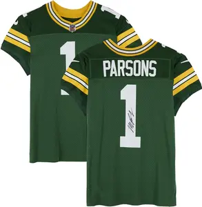 Micah Parsons Green Bay Packers Autographed Nike Green Elite Jersey - Fanatics Authentic Certified