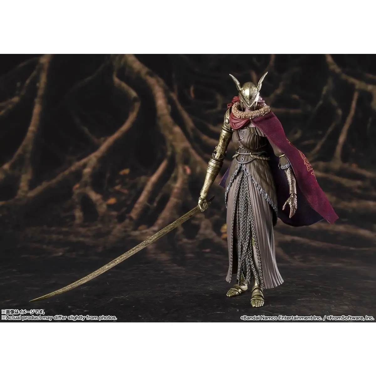 Bandai Tamashii Nations Elden Ring S.H.Figuarts Malenia, Blade of Miquella Action Figure