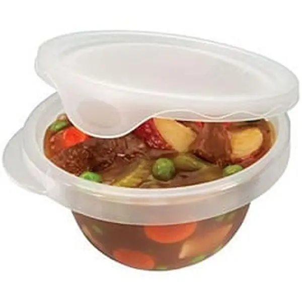 Rubbermaid TakeAlongs 7F52RETCHL Plastic Round Preserving Containers, Home Kitchen Click Seal Storage, Graduated Base, Microwave Safe (Pack of 8)