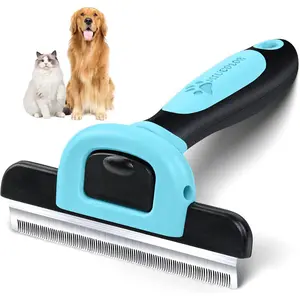 Pet Grooming Brush, Deshedding Tool for Dogs & Cats, Effectively Reduces Shedding by up to 95% for Short Medium and Long Pet Hair