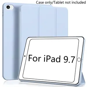 Smart Case for iPad 9.7 Inch iPad 6th/5th Generation 2018 2017, Stand Cover with Soft Silicone Back case for iPad Air 1/2 9.7"