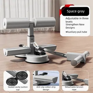 Ab Sculptor Home Abdominal Trainer Workout Kit Multi-Functional Ab Trainer with Dual Suction Cups and Resistance Band, Adjustable Height (Three Levels)