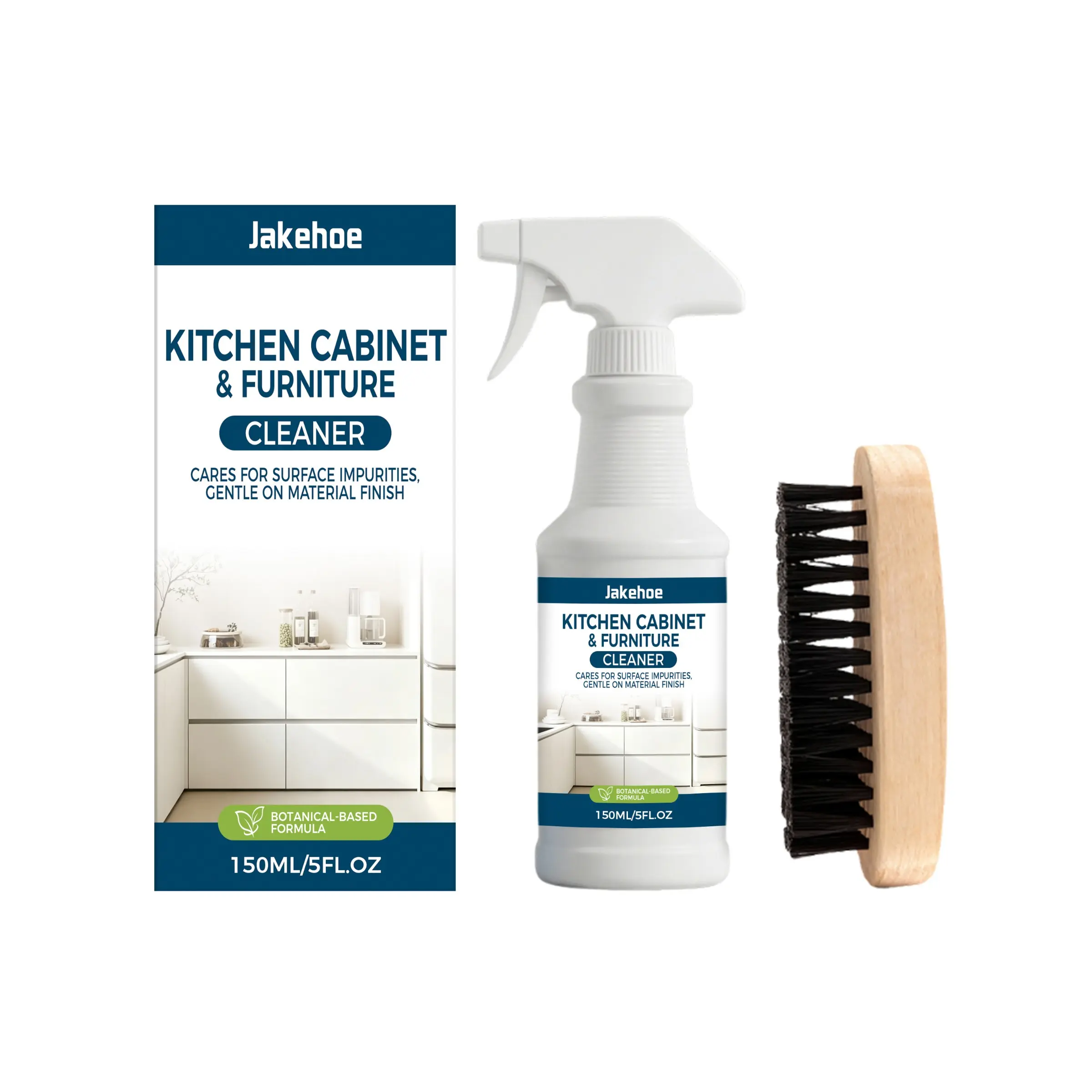 Kitchen Cabinet Cleaner, Gentle Formula, Easy to Use, Removes Oil Stains, Ideal for Kitchen Countertops, Stovetop Cleaning Solution, Cleaning Products