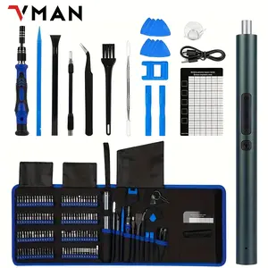 142in1 Cordless Mini Set Electric Screwdriver Set with Type-C Charging,Portable Disassembly Tools Durable Performance Versatile tools gadgets