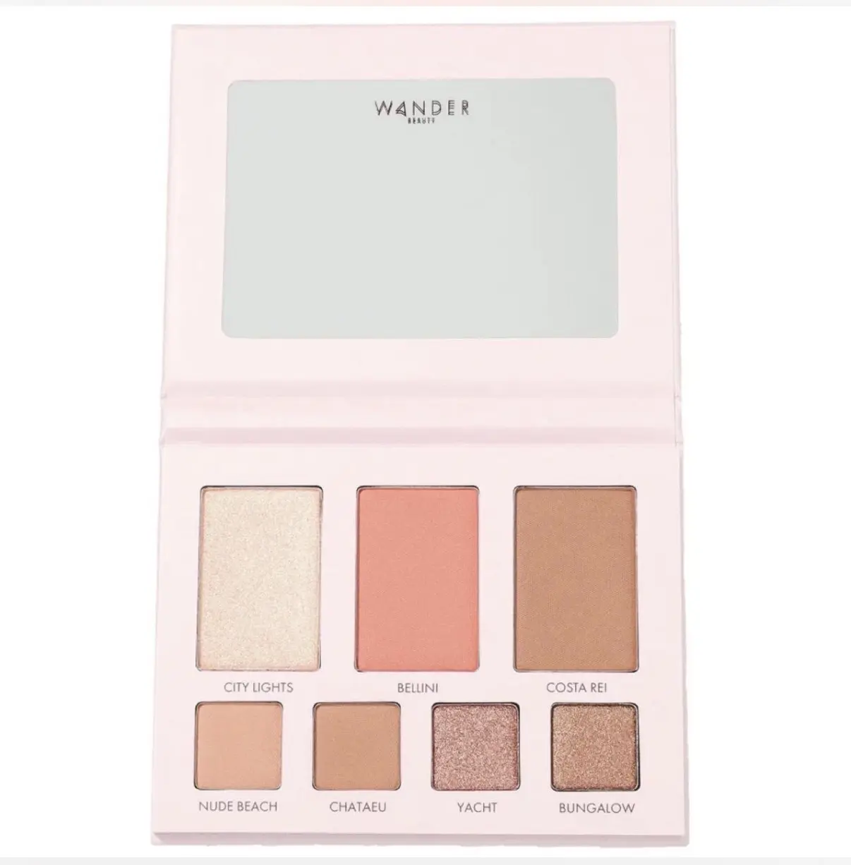 WANDER BEAUTY Sun-Kissed Eyeshadow Palette - Blendable Makeup Cosmetic Eye Color, Ideal Gift for Beauty Enthusiasts, Blend