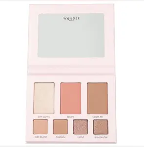 WANDER BEAUTY Sun-Kissed Eyeshadow Palette - Blendable Makeup Cosmetic Eye Color, Ideal Gift for Beauty Enthusiasts, Blend