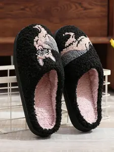 Cute German Shepherd Pattern Comfortable Indoor/outdoor Home Slippers for Women, Stylish Casual Footwear, Perfect for Daily Wear