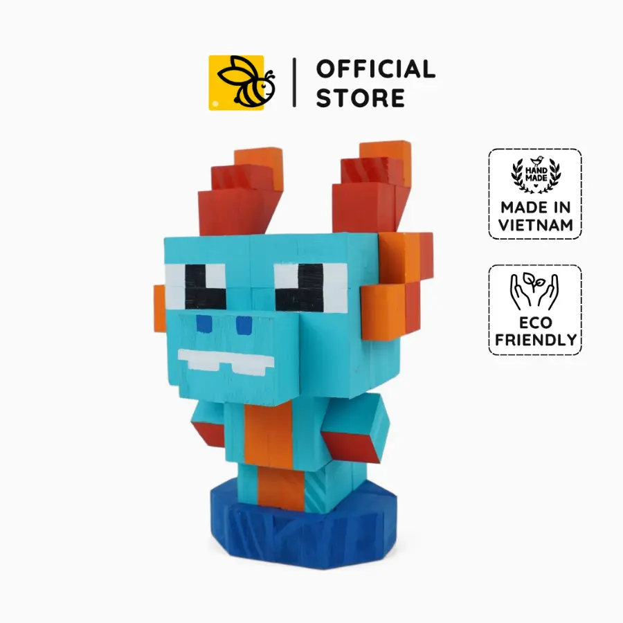 Dragon Zodiac Wood Model - Handmade 12 Chinese Zodiac Animal, DIY Wooden Toy, Unique Gift for Him & Her
