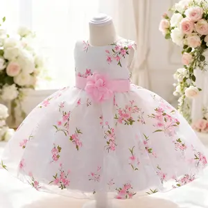 1851 0-10 Yrs Summer Baby Girl Dress 1st First Birthday Party Dress