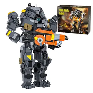 Titan Ion Robot Building Blocks Set Game Figures Mecha Bricks Toys Gifts for Adults and Boys(875pcs)