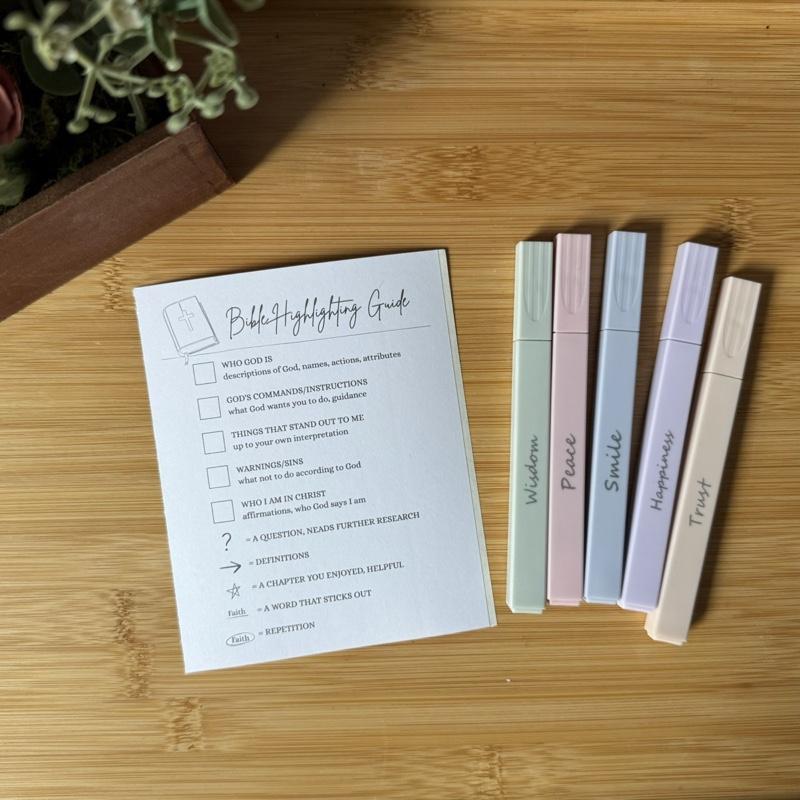 Bible study kit with reading tracker