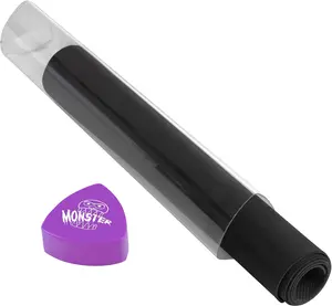 Monster Protectors Game Mat Tube Prism-Shaped Mat Tube (Purple) - Won't Roll Off Surface and Easy in and Out Design