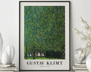 The Park, Gustav Klimt Art, Home Decor Poster