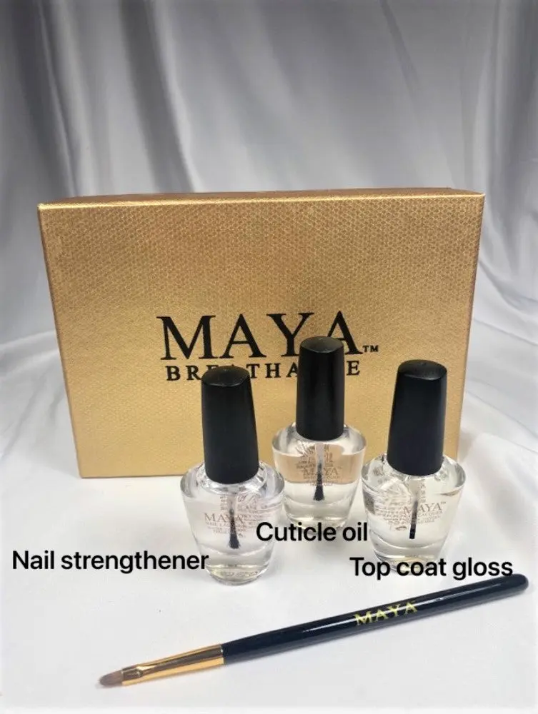 Maya's TLC Nail Care Kit Brush Gloss