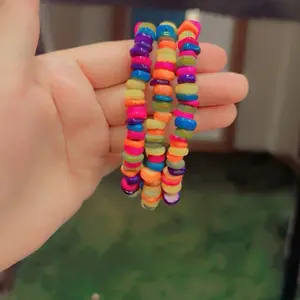 Organic Handmade Bangles - Colorful Beaded Bracelets for Women
