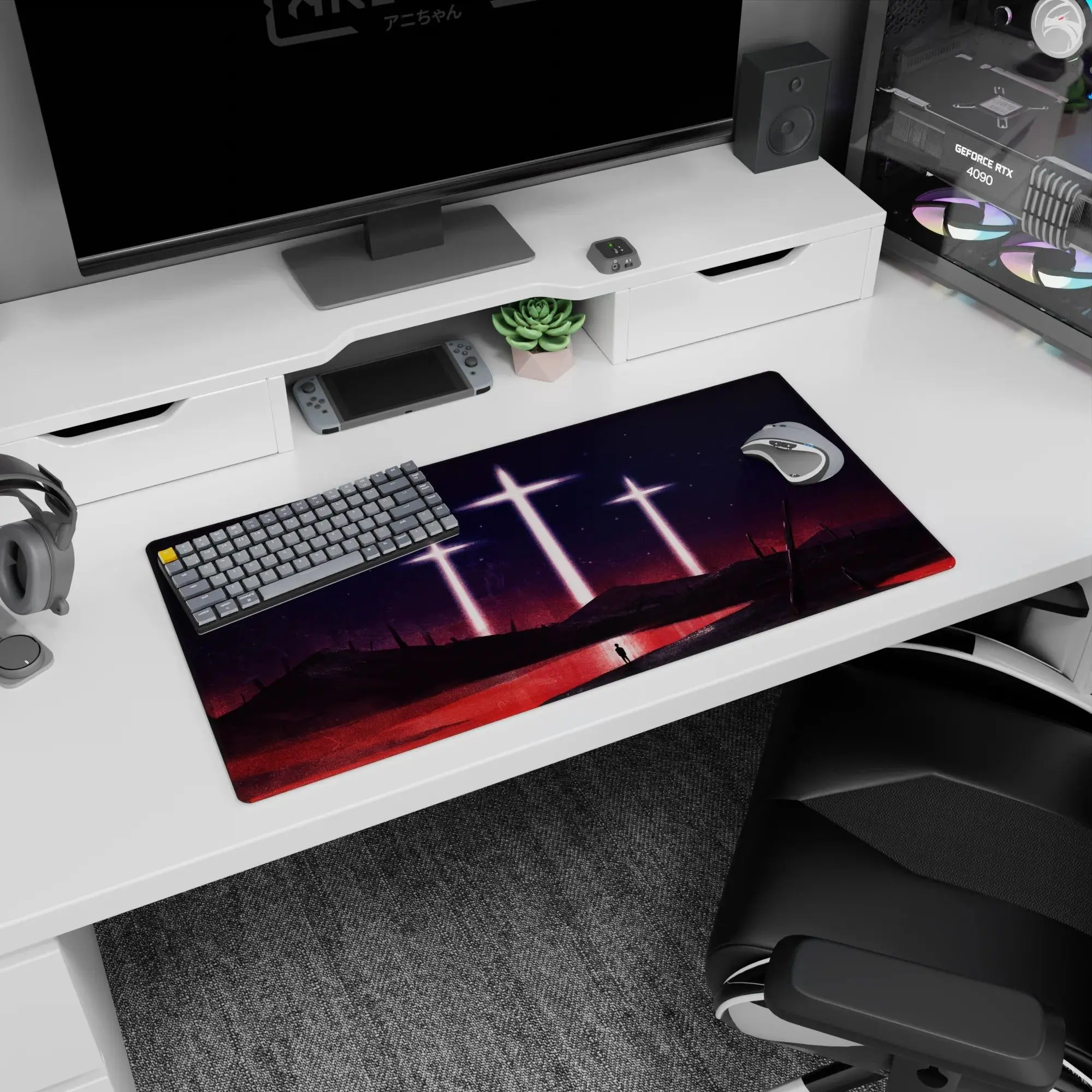 [SALE UP TO 30%]Evangelion - Anime Desk Mat - Endless Reverie, Mouse Pad for Anime Fan, Gaming Desk Accessories, Large Computer Pad, Desk Decor