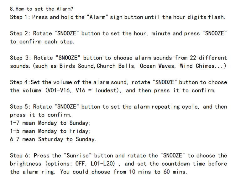 ecozy Sunrise Alarm Clock, Upgraded White Noise Machine for Sleep, Bluetooth Speaker, Dimmable Night Light for Heavy Sleeper, Adults, Kids