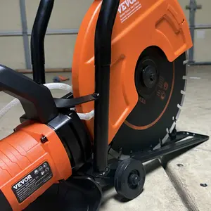 VEVOR Electric Concrete Saw, Various specifications, Motor Circular Saw Cutter with Adjustable Cutting Depth, Wet Disk Saw Cutter Includes Water Line, Pump and Blade, for Stone, Brick