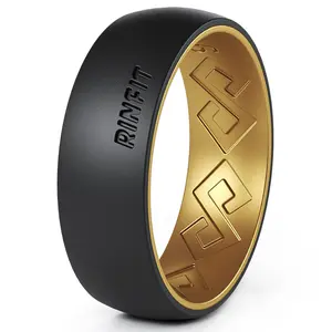 Silicone Rings for Women & Men - Two-tone Collection