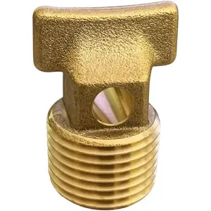 Boat Garboard Drain Plug - 1/2" NPT Thread,Solid Brass Drain Plugs commonly Used in Boat Hulls.