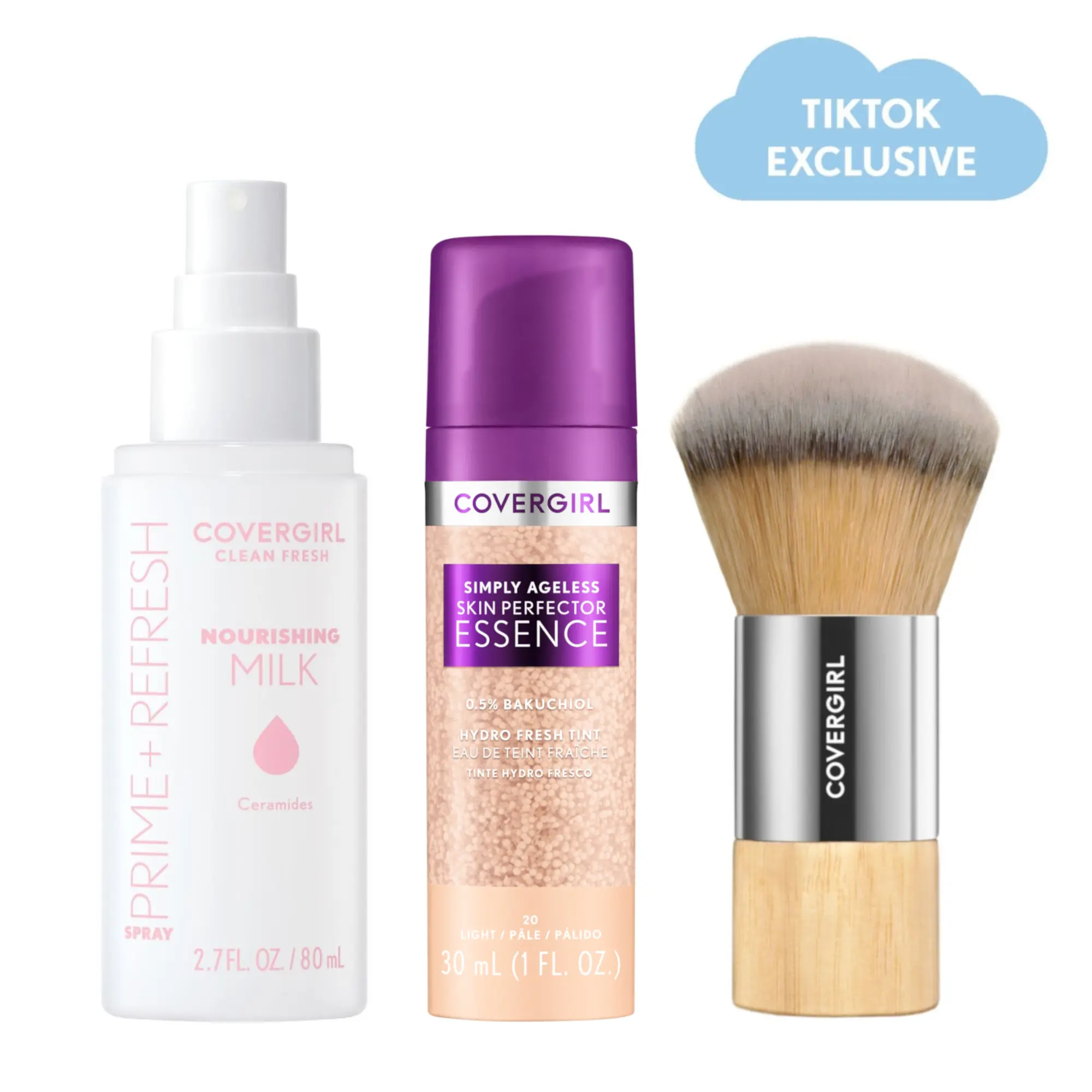 20 Light + Nourishing Milk + Blending Brush
