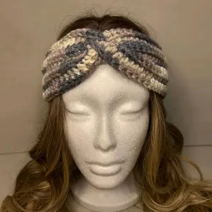 Crochet Twisted Headband - Multicolor Design for Stylish Comfort