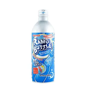 Sangaria Ramu Bottle Original Flavor Soda 16.2 fl oz Japanese Bottle Drink Naturally Flavored Carbonated Soft Drink
