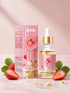 Strawberry Essential Oil Skincare Serum - Moisturizing, Silky, Moisture-Boosting Formula for Skin