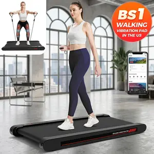 3 in 1 Portable Walking Pad Treadmill P1 | Walking Vibration Pad & Vibrating Plate | Servo Motor Technology | Remote Control & APP | 22 Lbs Lightweight Under Desk Treadmill for Home & Office