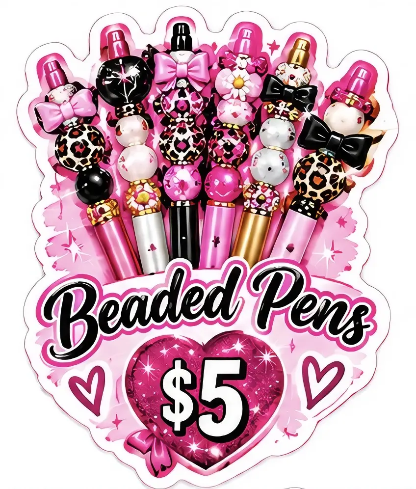 Beaded pen
