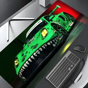 Car Pattern Mouse Pad, Large Gaming Mouse Pad, Non-Slip Rubber Base Mousepad, Office Home Laptop Computer Keyboard Mat, Desk Accessories