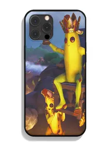 Fortnite Phone Case King Peely, Battle Royale Best gift, gaming gift Fit for iphone X,11,12,13,14 iphone 16 pro max case