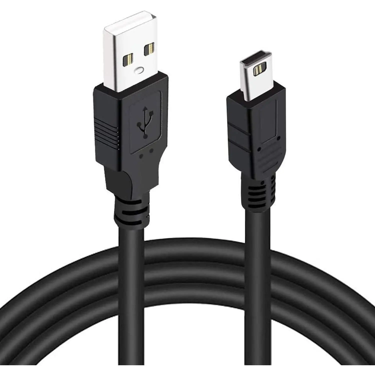 Durable Mini USB Charging Cable with 2a Power, Flexible Wire, High Speed, Male Plug, Strain Relief for Texas-Instruments TI-84 Plus CE, TI-84 Plus/C Silver Edition, TI 89 Titanium, TI-Nspire CX/CX CAS Devices (3.3FT, 1PACK)