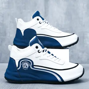 Men's New CORASUN 2026 Spring Mid-Top Sneakers Leather Fashion Sole White Skate Shoes Soft Sole Soft Leather Casual Shoes