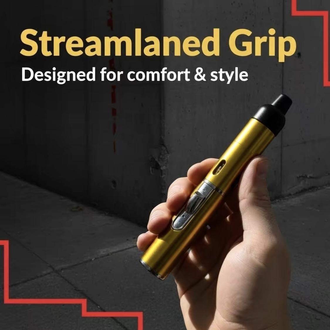 Torch Lighter, All-in-One Tube Built-in DetachableRefillable Butane Torch Handheld Lighter,GiftBox.(No butane included)