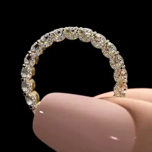 Luxury Shiny Cubic Zirconia Rings for Women Girls Exquisite Rhinestone Splicing Knot Knuckle Ring Bride Wedding Jewelry Gift