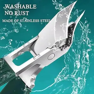 Eagle Beak Nail Clipper Pro Kit - 3-Piece German-Engineered Set | Angled Blades + Cuticle Tool | Ideal for Seniors