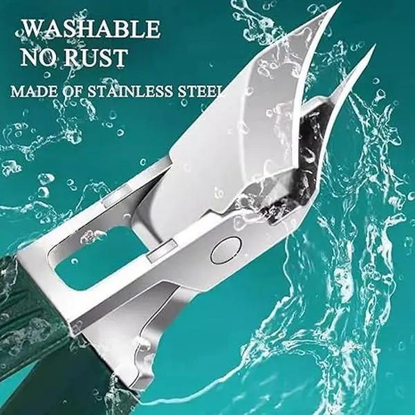 Eagle Beak Nail Clipper Pro Kit - 3-Piece German-Engineered Set | Angled Blades + Cuticle Tool | Ideal for Seniors